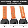CUZOW 20mm Watch Band for Garmin Venu/Venu Sq 2/Venu 2 Plus/Vivoactive 3/5, Soft Silicone Sport Watch Band for Galaxy Watch 7/6/4 40mm 44mm, for Garmin Forerunner 645/245Pack of 6 view 4