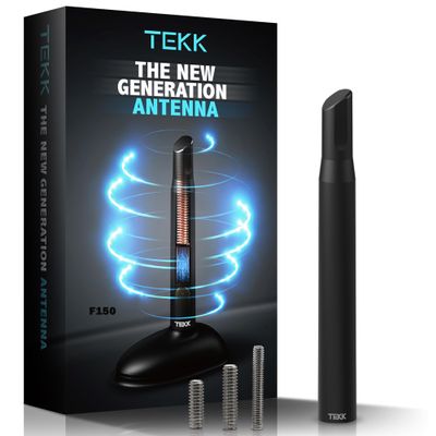 Tekk Short Antenna Compatible with 1997-2026 Ford F150 Pickup Truck/Designed for Optimized FM/AM Reception / 4.8 Inches