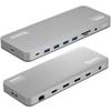 Plugable USB C Laptop Docking Station, Dual Monitor 4K 60Hz for Apple Mac M1/M2/M3/M4/M5, 2X HDMI or DisplayPort for MacBook, 100W Charging DisplayLink Dock, Driver Install Required (UD-6950PDH) view 1