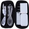 MJUHNHH 1 5Pcs Travel Cable Organizer,Data Cable Headphone Travel Bag Electronic Organizer, Waterproof Storage Bag,Net Mesh Red view 3