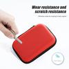 MJUHNHH 1 5Pcs Travel Cable Organizer,Data Cable Headphone Travel Bag Electronic Organizer, Waterproof Storage Bag,Net Mesh Red view 4
