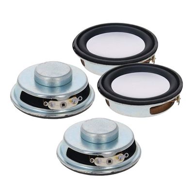 Fielect 4Pcs 5W 8 Ohm DIY Magnetic Speaker Internal Magnet Mini Speaker Audio Speaker Stereo Woofer Loudspeaker 50mm Diameter Replacement Loudspeaker