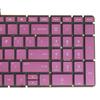 AZUBAYCOM US English Layout- Laptop Keyboard for HP 15z-bq100 15-cc100 15-cc500 15t-cc000 15t-cc100 15t-cc500 PK132041N00 NSK-XDPBC 9Z.ME1BC.P01 Backlit Purple Red view 3
