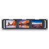 FEELWORLD T51-H Triple 5" 2RU 800480 Broadcast LCD Rack Mount Monitor with HDMI, AV Input and Output view 1