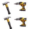 Electric Screwdriver Drill Hammer Balloon Set 17 inches each Balloon Decoration for Father's Day Party for Dad, Husband and boy friend Birthday Party(4 pcs) view 1