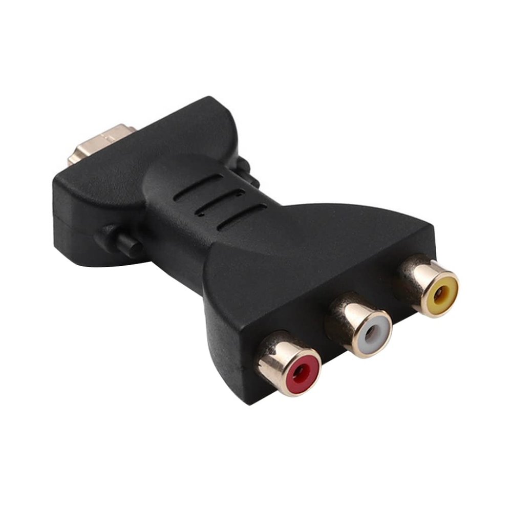 Nicedea HDMI to 3 RCA Adapter Portable HDMI to AV Red White Yellow HDMI to AV Converter Pure Copper Core Video Cable
