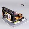 PC Open Frame Test Bench Mini ITX Motherboard Overlock Computer Case DIY Mod Base Transparent Acrylic Stand view 4