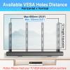 notiela Sound Bar Mounts Under TVs for Samsung, Vizio, LG, Bose and More Soundbar Mounting Under TV or Above TV view 3