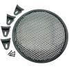 2 Pack 8 Inch Metal Mesh Speaker Grills Covers Subwoofer Grill Protective Case with with Mounting Screws for Home Audio Car Speaker [FDXGYH,Black] view 1