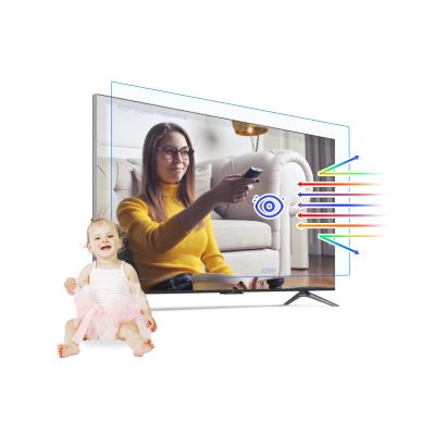 KIOP Anti Glare Anti Blue Light Anti Break Matte Filter LCD TV Screen Protector for 43~75 Inch Film,Shielding UV and Radiation Monitor Filter,55" L1221*W689