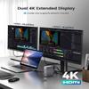 MacBook Pro Docking Station, 14-in-2 Dual USB C Docking Station Dual Monitor for MacBook Pro (Not M1/ M2) MacBook Air Dock with Dual 4K HDMI 60Hz, 10Gbps USB, RJ45, Audio, SD/TF Slots, 87W PD view 3