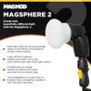 MagSphere 2 Flash Diffuser by MagMod, Photography Lighting Flash Modifier, Magnetic Light Diffuser Attachment, Lightweight Light Control, Magnetic Light Modifier view 2