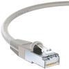 InstallerParts (10 Pack Ethernet Cable CAT6A Cable Shielded (SSTP) Booted 100 FT - Gray - Professional Series - 10Gigabit/Sec Network/High Speed Internet Cable, 550MHZ view 1