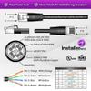InstallerParts (10 Pack Ethernet Cable CAT6A Cable Shielded (SSTP) Booted 100 FT - Gray - Professional Series - 10Gigabit/Sec Network/High Speed Internet Cable, 550MHZ view 3