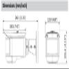 Diamond HCC7761-IRM1 3X2MP/4K IR WDR TVI, AHD, CVI, 960H, Built-in mic (-A) Bullet Camera with 3.6 mm Fixed Lens, White. view 2