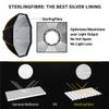 Glow ParaSnap 44" Octa SterlingFibre Bowens Mount Softbox with Advanced Open & Close System, this Parabolic Softbox with Quick Speedring Swap is an ideal Soft box view 2
