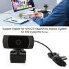 Webcam 1080p Web Camera, Desktop Full Camera Video Webcam for Recording, Calling, Conferencing, Gaming(C200 Black Inner Mark 640 * 480P) view 4