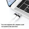 SHEEAST Magnetic USB C Adapter Straight 24 Pin Mini Magnetic USB C Adapter Connector 2 Pack 100W PD Fast Charge 20Gbs Data Transfer USB3.1 view 2