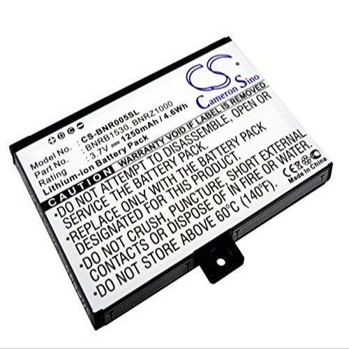 Ejjinenbby Replacement Battery Compatible for Barnes & Noble BNRZ100 Nook BNRV100 Nook Classic 005 (1250mAh/3.7V), 9BS11GTFF10B3 BNRB1530 BNRB454261 9875521 BNRZ1000 Battery