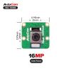 Arducam 16MP Autofocus Quad-Camera Kit for Raspberry Pi, 16MP IMX519 Autofocus Synchronized Pi Camera, Compatible with Nvidia Jetson Board view 2