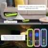 3 Pack Remote Cover for Roku, Battery Case Compatible with Roku Voice Remote Official, Silicone Universal Protective Controller Sleeve Skin Glow in The Dark Yellow Blue Pink view 3