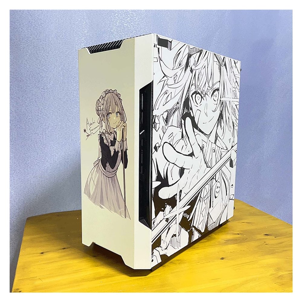 BBNB Gaming Case,Mid-Tower PC Gaming Case ATX/M-ATX/ITX - Front I/O USB 3.0 Port - Tempered Glass Side Panel - 6 Fan Position - Water Cooling Ready