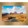 Poster Palooza 13.5x40 Contemporary Bronze Complete Wood Panoramic Frame with UV Acrylic Plexiglass, Foam Board Backing & Hardware Included view 4