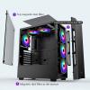 BBNB Gaming Case,Mid-Tower PC Gaming Case ATX/M-ATX/ITX - Front I/O USB 3.0 Port - Tempered Glass Side Panel - 6 Fan Position - Water Cooling Ready view 2