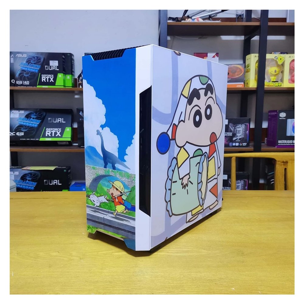 BBNB Gaming Case,Mid-Tower PC Gaming Case ATX/M-ATX/ITX - Front I/O USB 3.0 Port - Tempered Glass Side Panel - 6 Fan Position - Water Cooling Ready