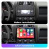 FELLOSTAR for Jeep Compass Jeep Patriot 2010-2016 Radio Upgrade with Carplay & Android Auto 8-Core 2G RAM + 32G ROM Car Stereo 10-Inches QLED Touch Screen Head Unit with GPS Navigation view 2