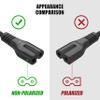Jantoy 5ft UL AC Power Cord for Klipsch BAR 40 2.1 Sound Bar with Wireless Subwoofer view 3