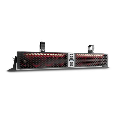 DS18 SBAR30BT 30" Marine Sound Bar  IP65 Waterproof Bluetooth Speaker System with RGB LED Lights, Built-in Class D Amplifier, 8-Speaker 2-Way Design, UTV/ATV/Boat/Side-by-Side Audio