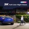 ANNKE 3K Add-On Security Bullet Camera with Full Color Night Vision, 4pcs 4-in-1 TVI/AHD/CVI/CVBS CCTV Surveillance Cam with Built-in Mic, 2.8mm Lens, IP67 Weatherproof, (Cable & Adapter Included) view 2