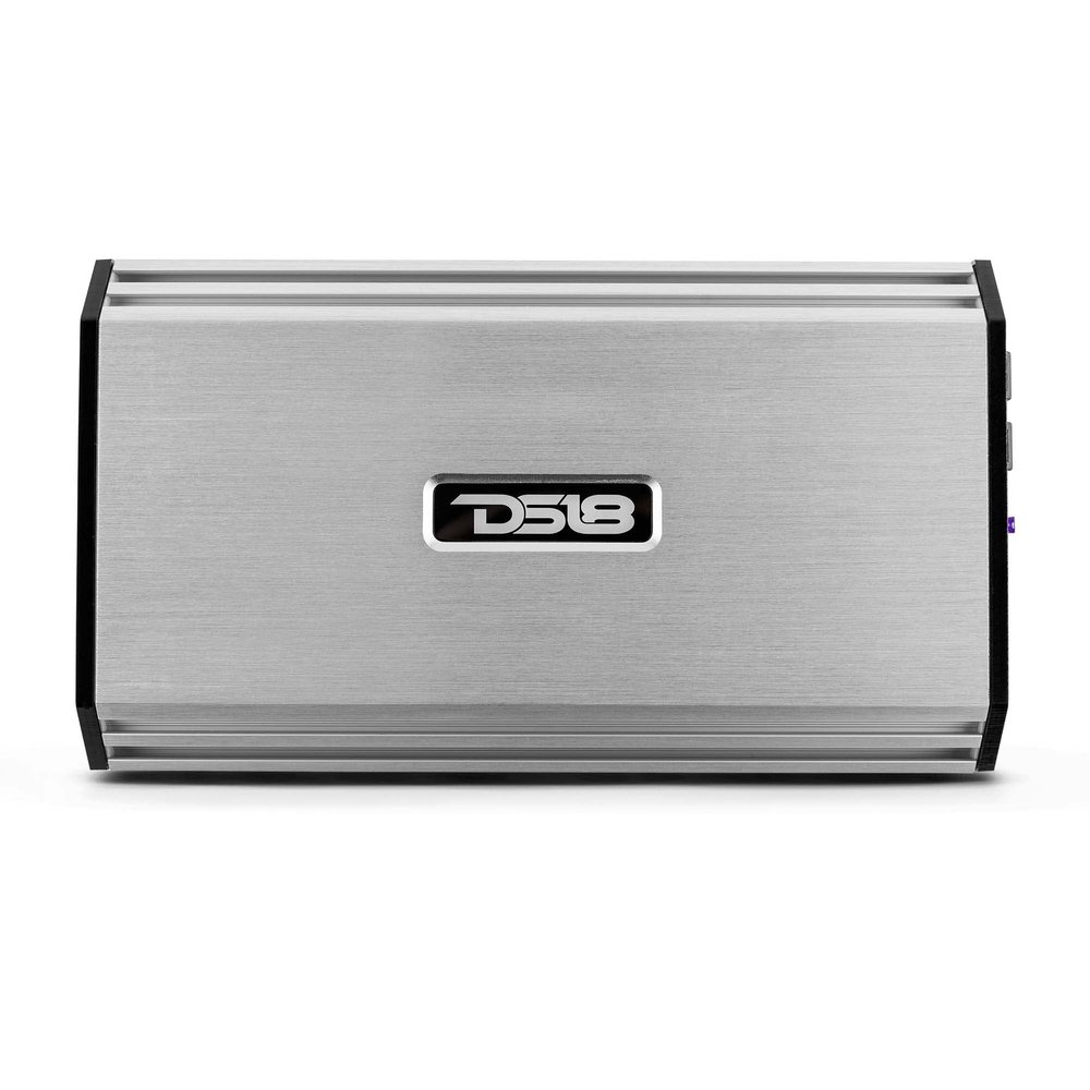 DS18 S-1600.2/SL Car Audio Amplifier 2 Channel, Full Range, Class AB, 1600 Watts (Silver) (Renewed)