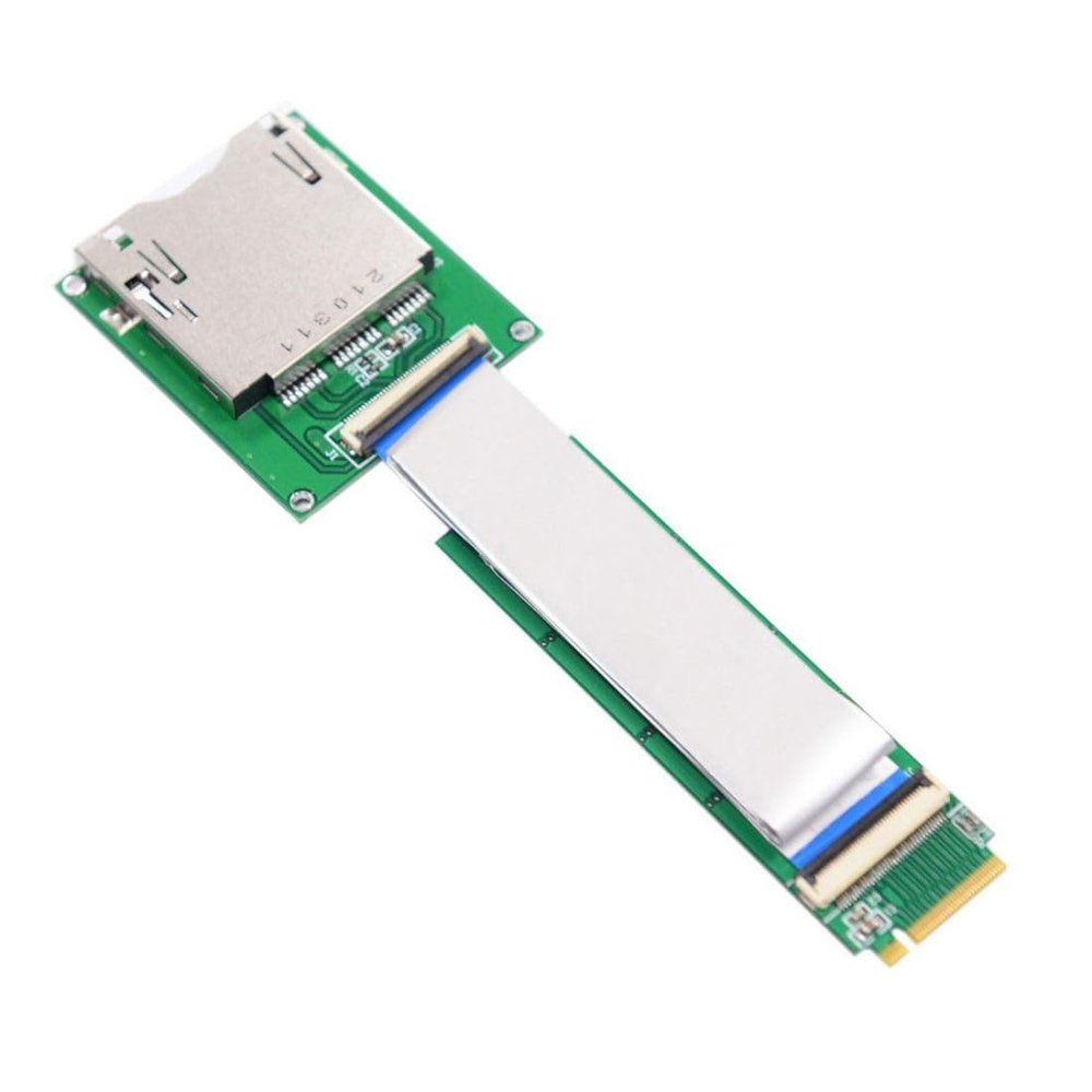 chenyang USB 3.1 Gen 2 10Gbps CF Express Type B Memory Card Reader to M.2 NVME PCB Converter Adapter with 20cm Flat Cable