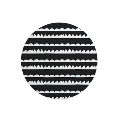 Questo Casa, Round Digital Printed Mouse Mat Non Slip Backing for Office and Home Use Diameter 22cm