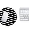 Questo Casa, Round Digital Printed Mouse Mat Non Slip Backing for Office and Home Use Diameter 22cm view 3