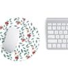 Questo Casa, Round Digital Printed Mouse Mat Non Slip Backing for Office and Home Use Diameter 22cm view 3