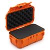 Evergreen 57 Waterproof Dry Box Protective Case with Pick & Pluck Foam - Travel Safe/Mil Spec/USA Made - for Cameras, Phones, Hiking, Boating, Water Sports, Action Cams (Orange) view 1
