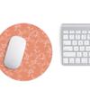 Questo Casa, Round Digital Printed Mouse Mat Non Slip Backing for Office and Home Use Diameter 22cm view 3