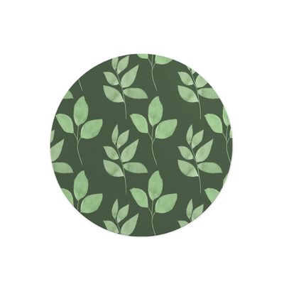 Questo Casa, Round Digital Printed Mouse Mat Non Slip Backing for Office and Home Use Diameter 22cm