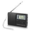 CS-106 Portable Radio - Mini FM/AM/SW/MW/LW/TV Full Band Receiver Radio for Worldwide Broadcasts with 3.5MM Earphone - Black view 1