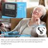 CS-106 Portable Radio - Mini FM/AM/SW/MW/LW/TV Full Band Receiver Radio for Worldwide Broadcasts with 3.5MM Earphone - Black view 4