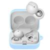 2 Pack DAYJOY Soft Silicone Protective Case Cover Compatible with Sony LinkBuds WF-L900 Earphone, Protective Skin Sleeve with Key Chain (Light Blue+Light Green) view 2