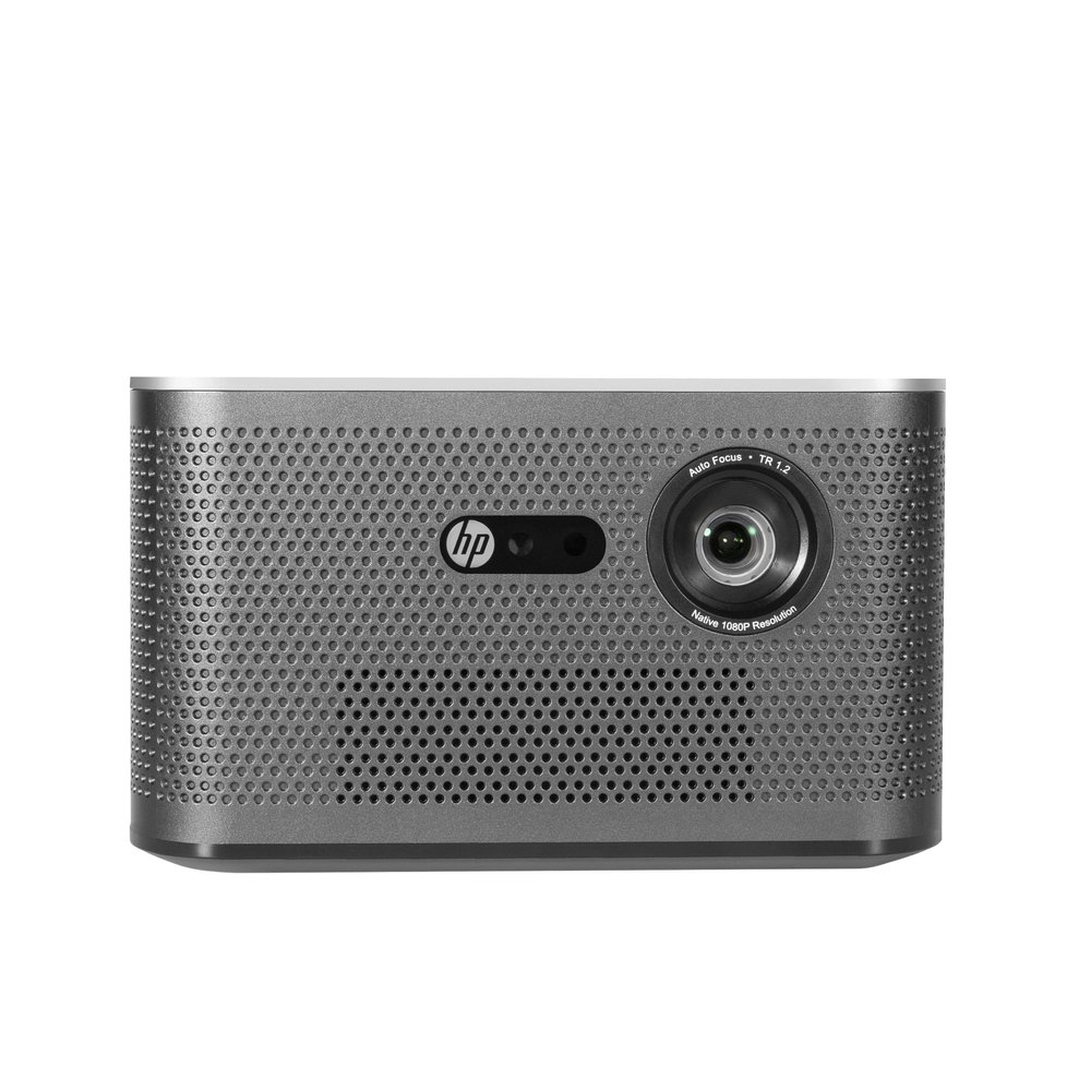 HP Projector MP2000 PRO, 1080P, 480 ISO /600 ANSI Lumens , Wireless Connectivity , Auto Focus, Premier Sound, Bluetooth - Ideal for Business, Education, and Entertainment