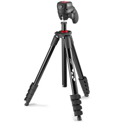 JOBY Compact Action Full Size Tripod, Black