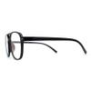 SA106 Classic Thin Plastic Iconic Racer Shape Blue Light Filter Computer Glasses Shiny Black view 3