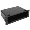Acouto Stereo Radio Storage Box Car Dash Audio Radio Pocket 1Din Dashboard Organizer Black Auto Accessory Replacement for MAZ view 1