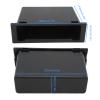 Acouto Stereo Radio Storage Box Car Dash Audio Radio Pocket 1Din Dashboard Organizer Black Auto Accessory Replacement for MAZ view 4