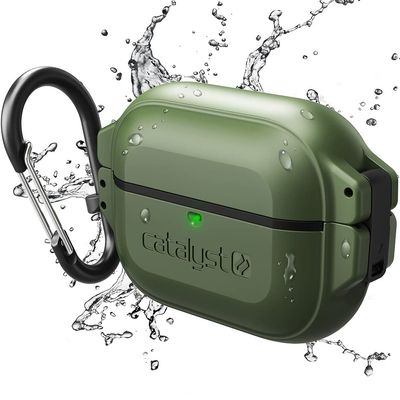 Catalyst Total Protection Case for AirPods 3rd Generation 2022, 330ft Waterproof Case for AirPods 3, Shockproof Cover for AirPods 3rd Generation, Durable Protection for AirPods 3 with Carabiner